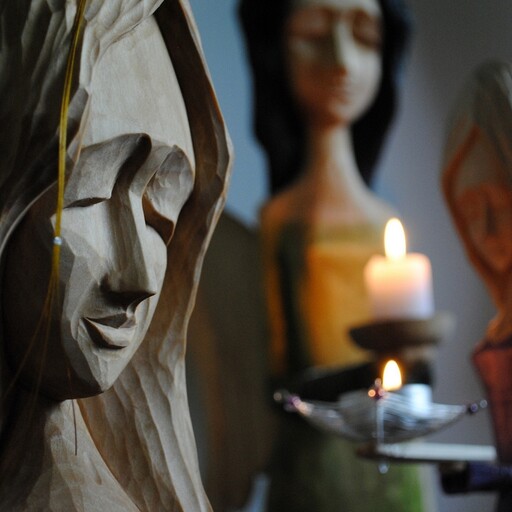 ilustrační obrázek k článku Dřevění andělé a slečny